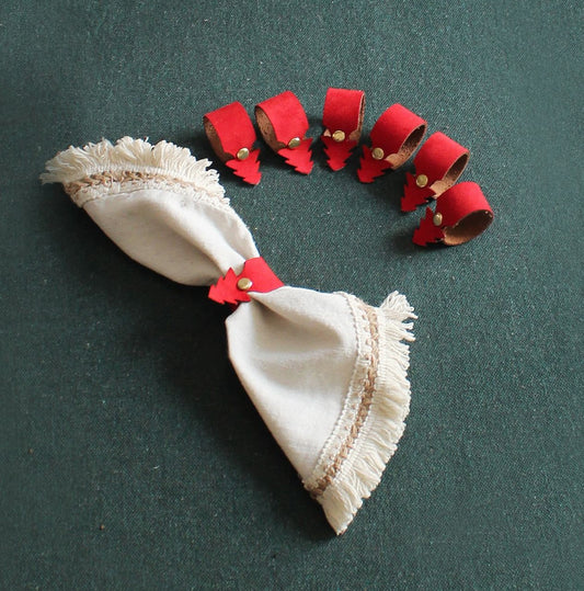 Rouge Napkin Ring Set of 8 Pieces