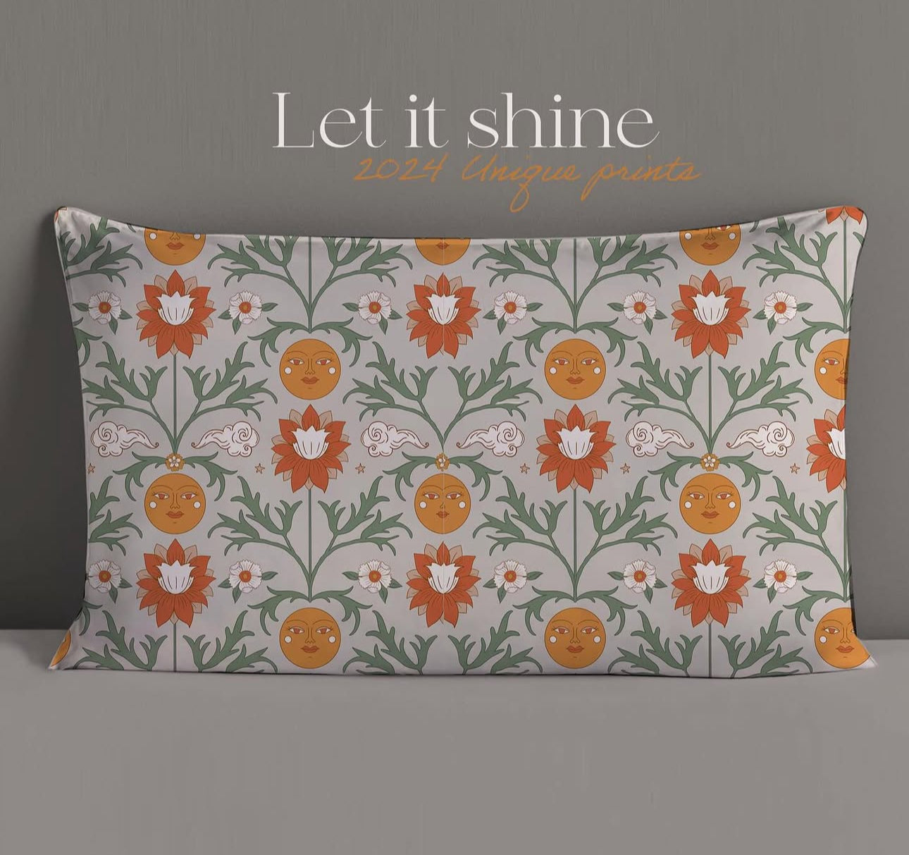 Sun Blossoms patterned Bedsheet Set