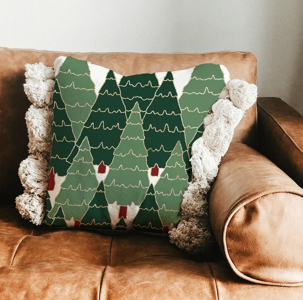 Leather Ronamo Cushion Cover