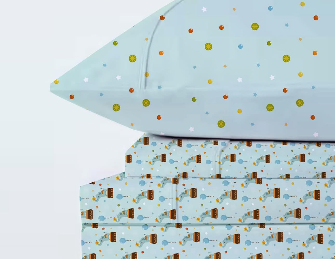 Circus Kids Patterned Bedsheet set