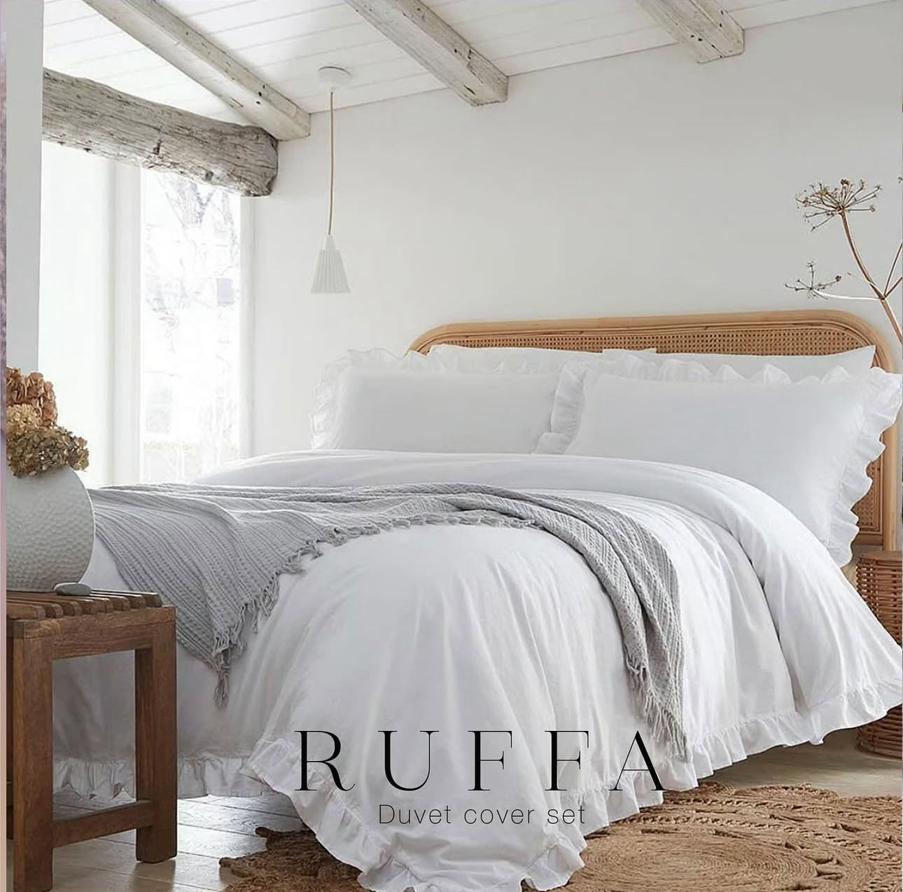 Ruffa Duvet Cover Set