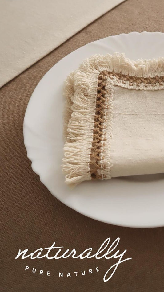 Bolo Wide Boarder Napkins Set Of 8 Pieces