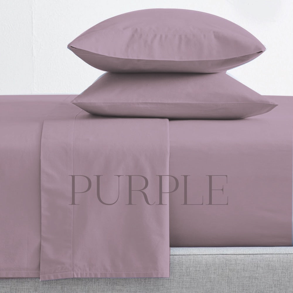 Flat Bedsheet Set Plain Color
