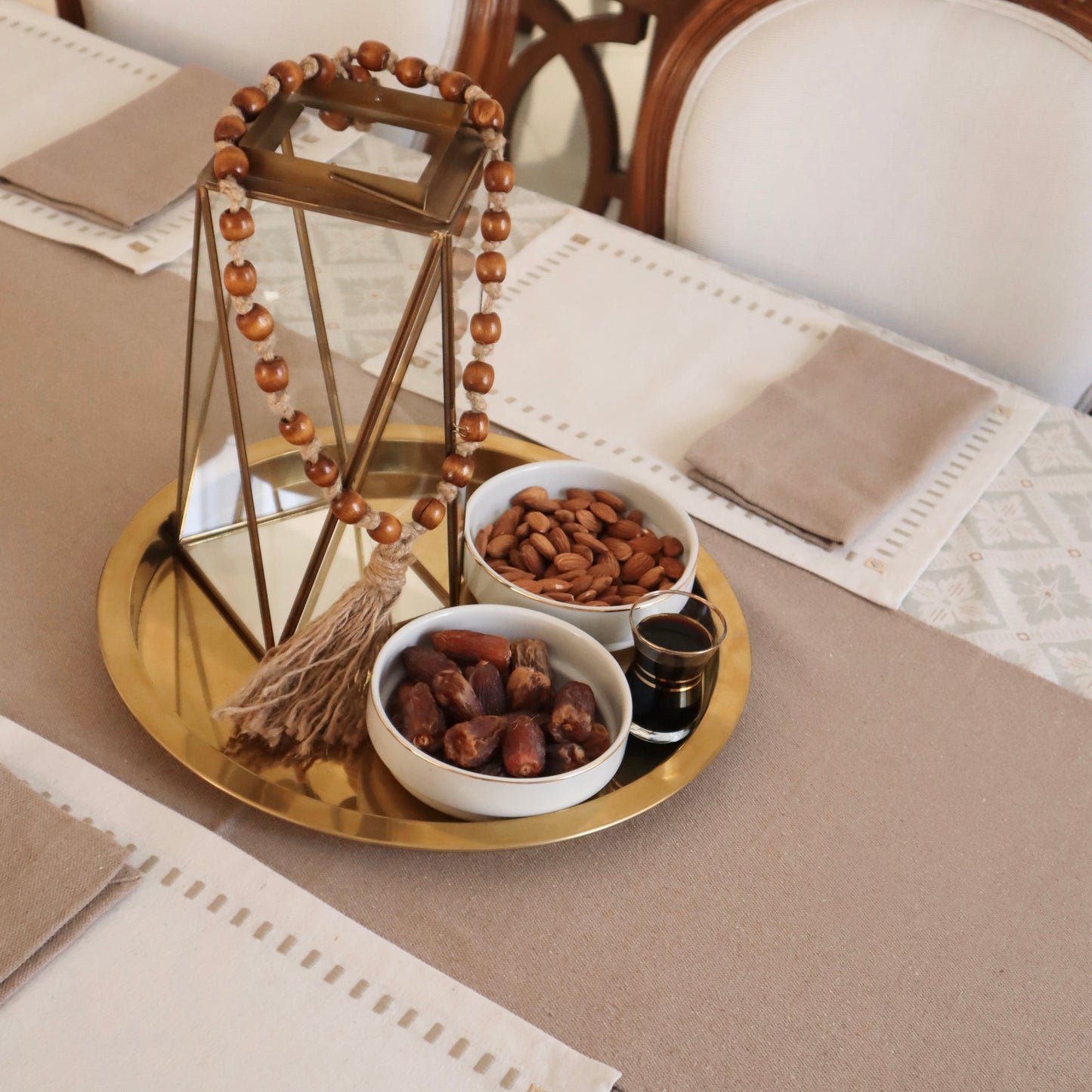 Mural Embroidered Placemats