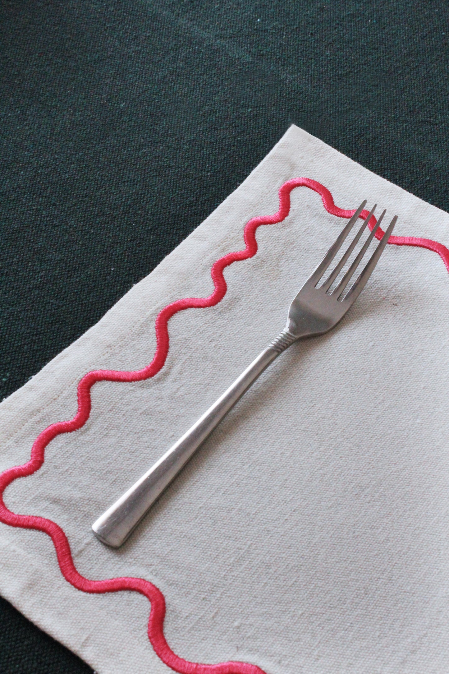 Greigii Blossoms Embroidered Placemats