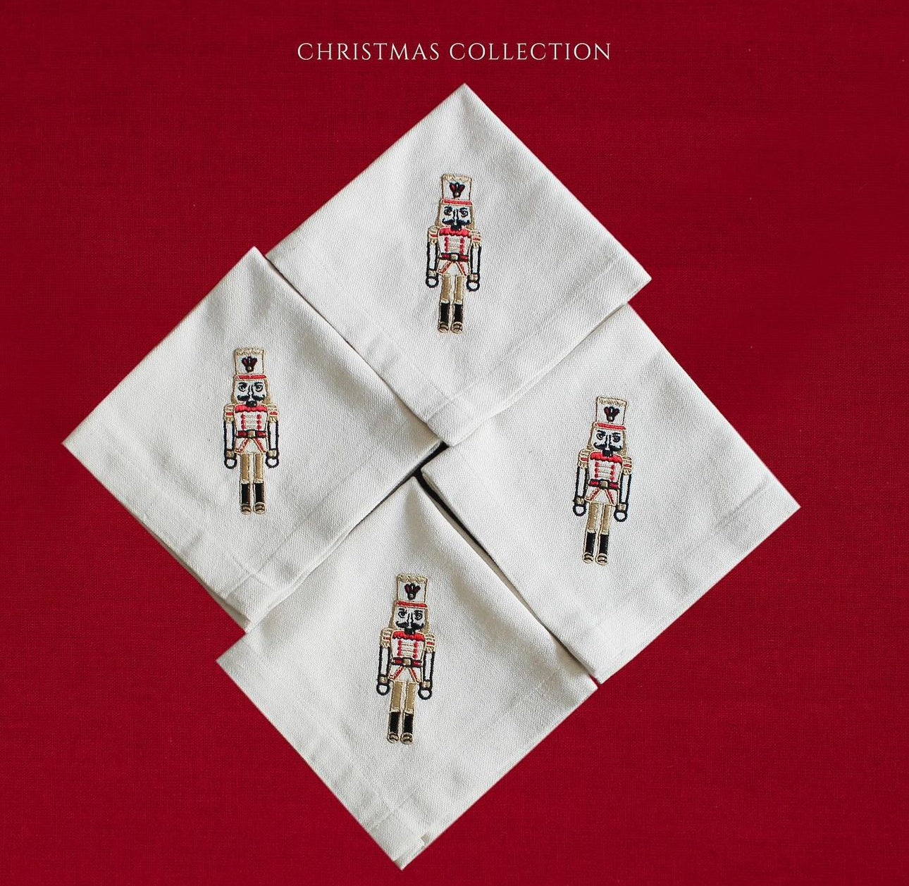 Kracker Napkins Embroidery Set of 8 Pieces