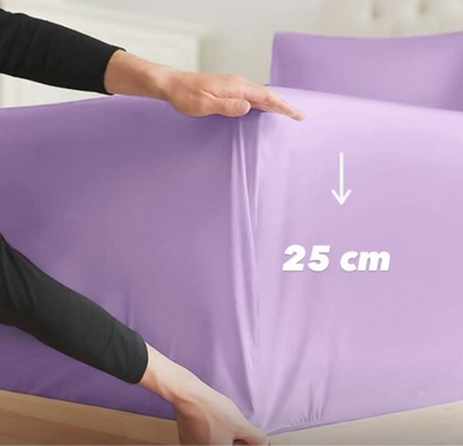 Fitted Bedsheet Set Plain Color