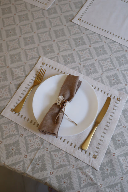 Mural Embroidered Placemats